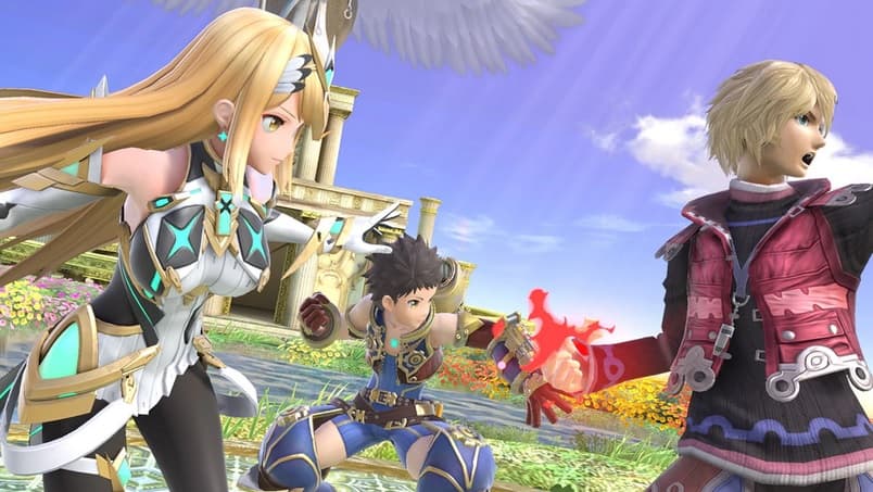 Rex and Mythra in Smash Ultimate