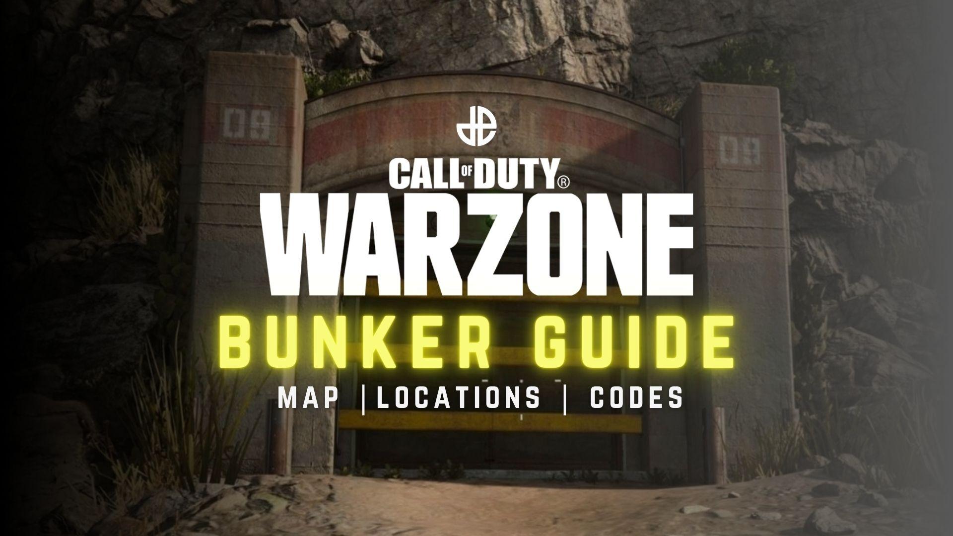 Warzone bunker codes and locations