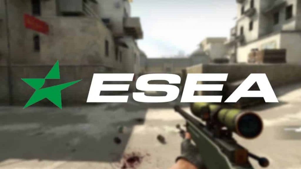 CS:GO image with ESEA logo on top