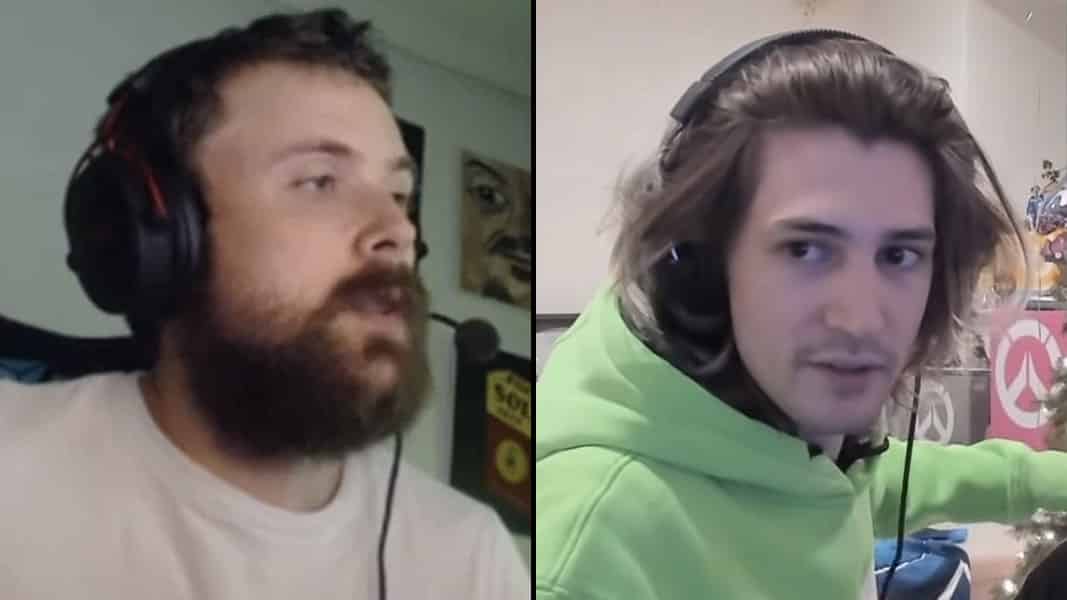 Forsen and xQc streaming on Twitch
