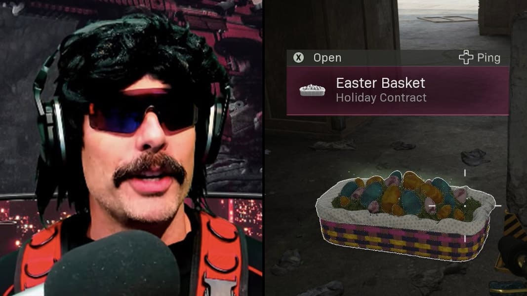 Dr Disrespect and Warzone's easter egg baskets