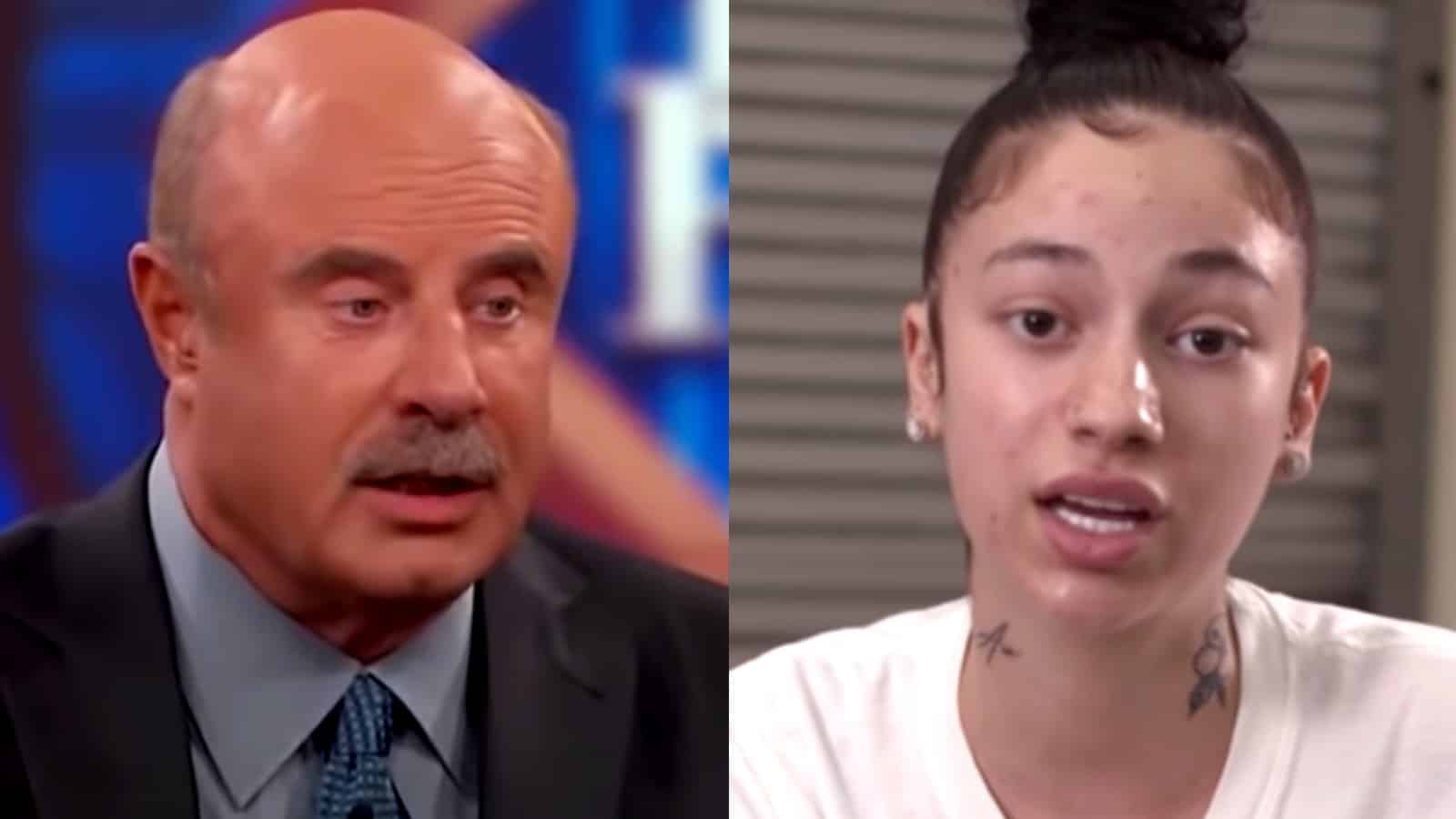 Dr Phil next to Bhad Bhabie