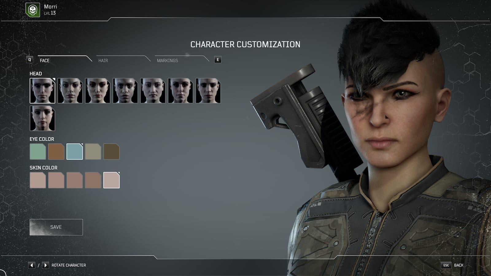 Outriders Review character creation