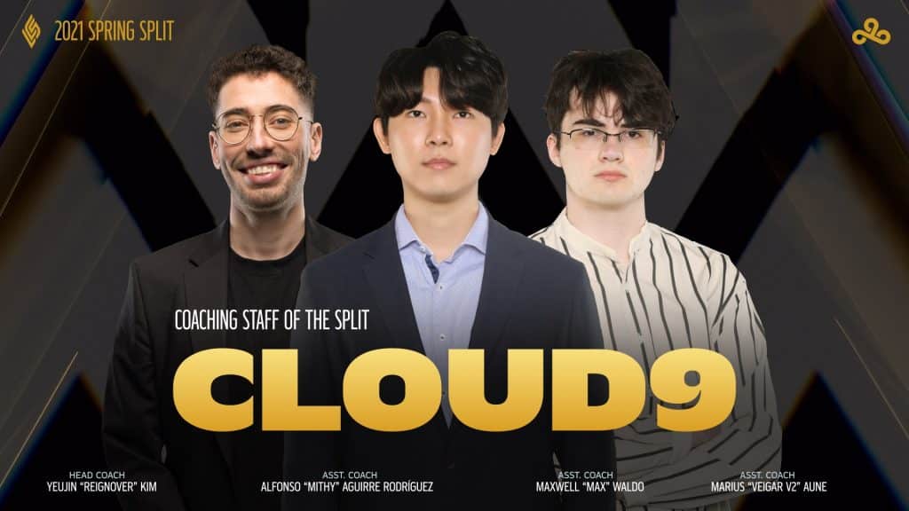 Cloud9 wins LCS Spring 2021 Coaching Staff of the Split