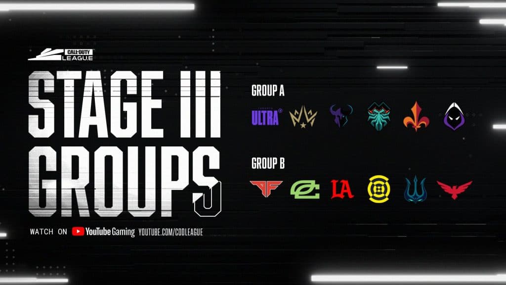 CDL Stage 3 Groups