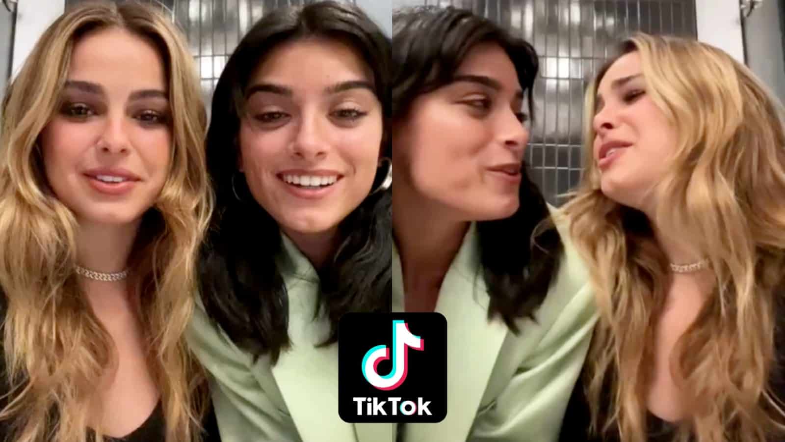 Addison Rae and Dixie D'Amelio use the inverted filter on TikTok