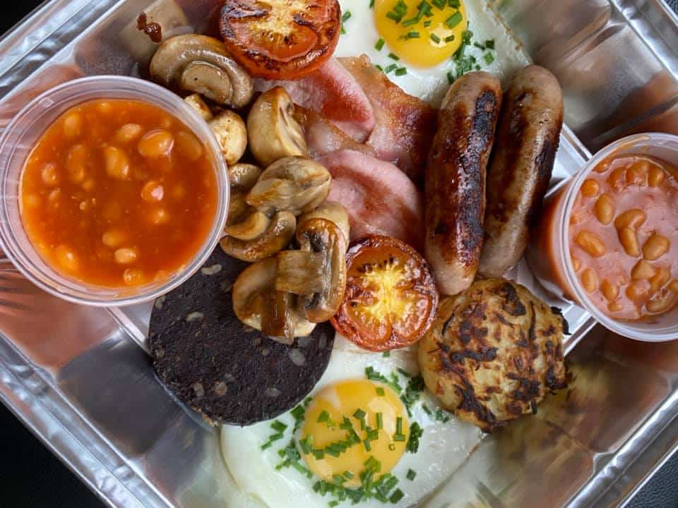 Grandmas kitchen full English breakfast goes viral