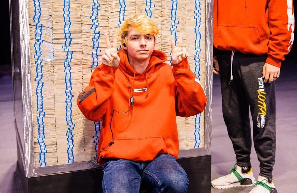 Karl Jacob in orange hoodie