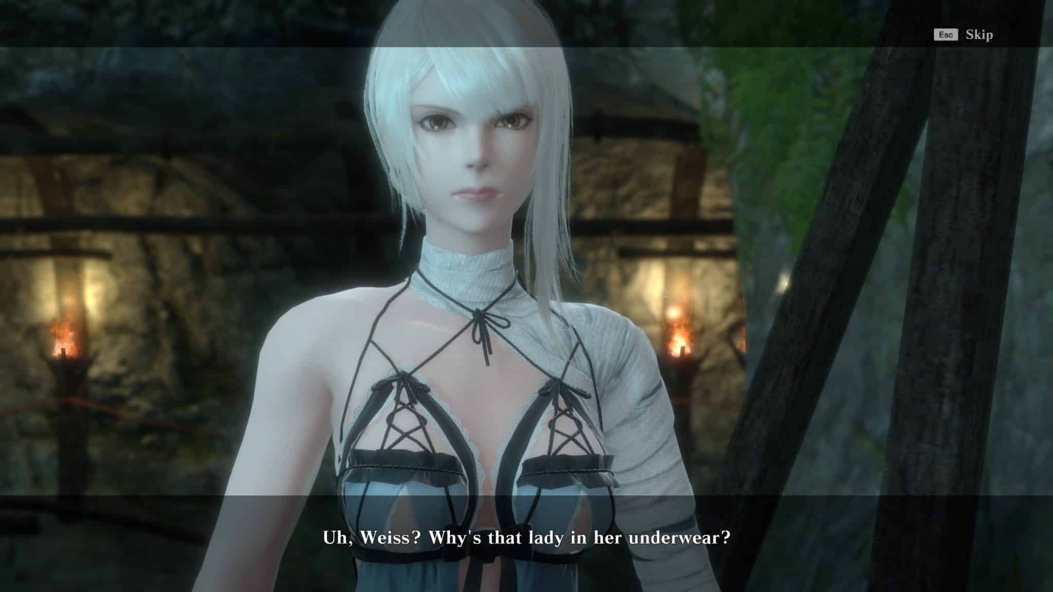 Nier Replicant Kaine character