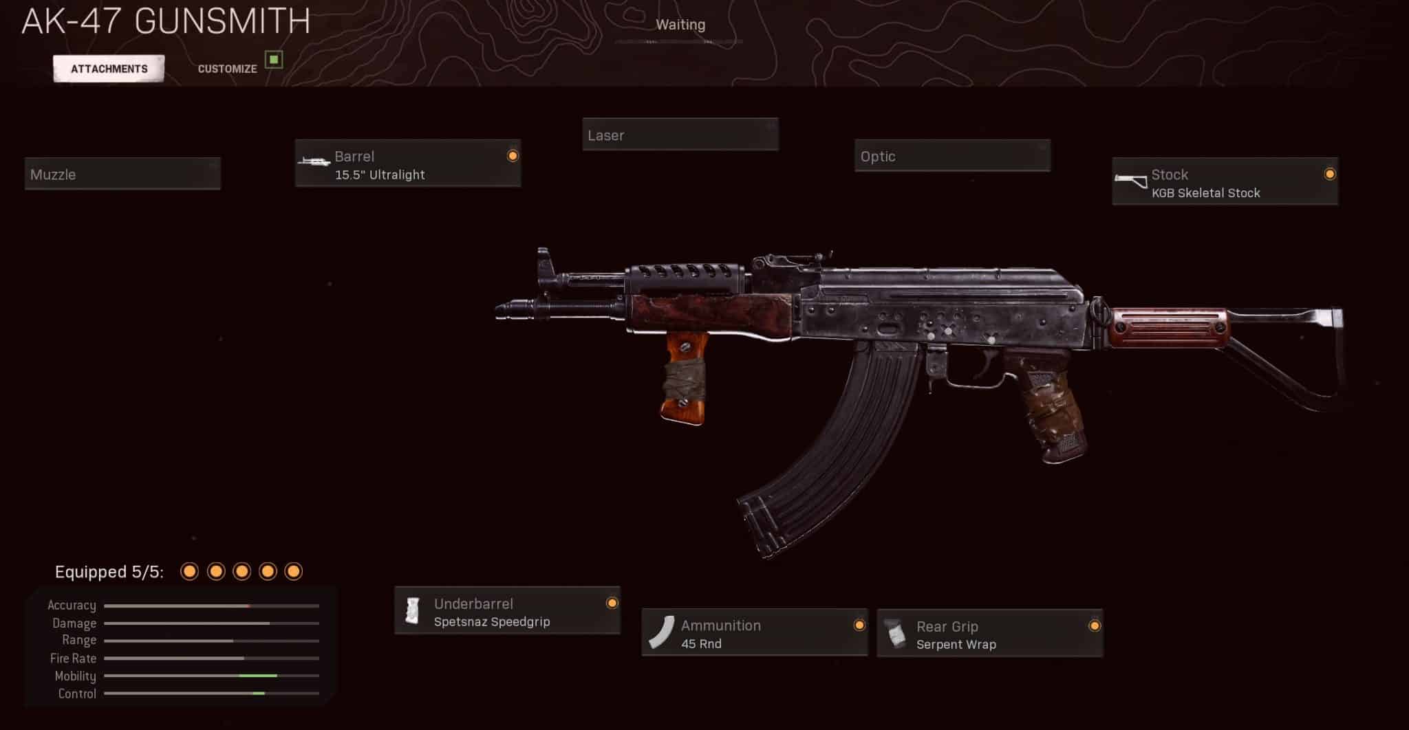 AK-47 Warzone loadout