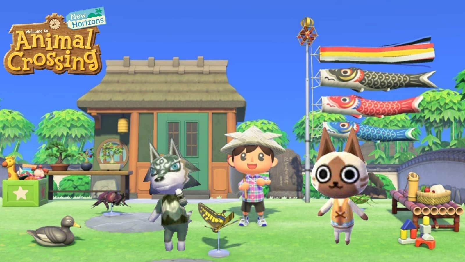 Animal Crossing New Horizons Felyne Wolf Link