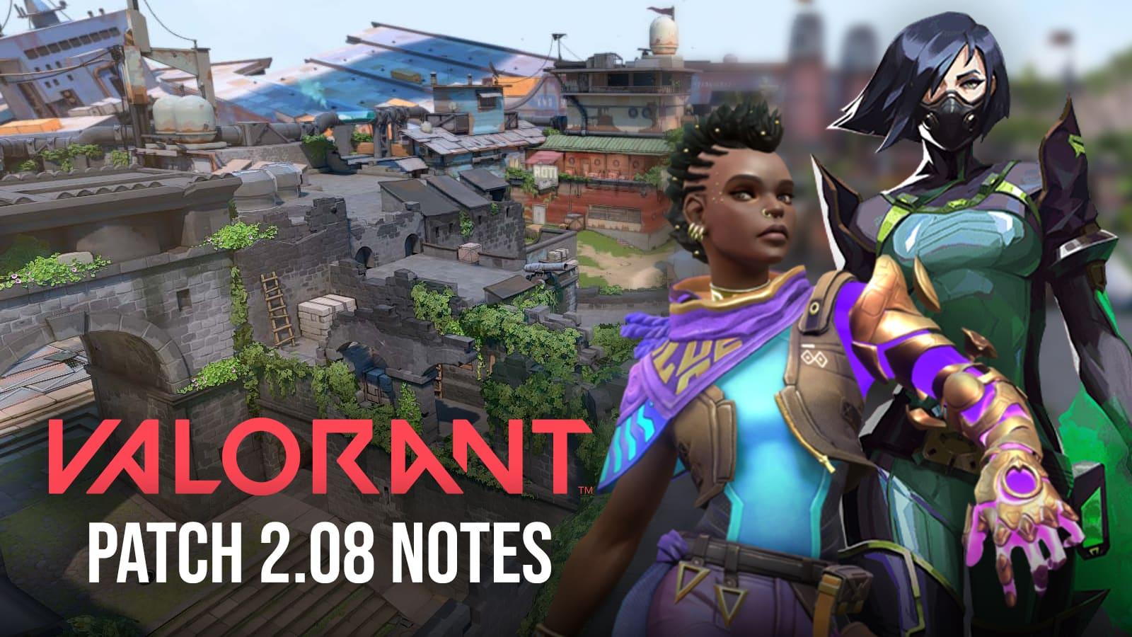 Valorant patch 2.08 notes on Breeze map with Astra & Viper