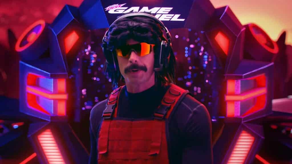 Dr Disrespect accidentally appears on Twitch stream mid-Warzone tournament.