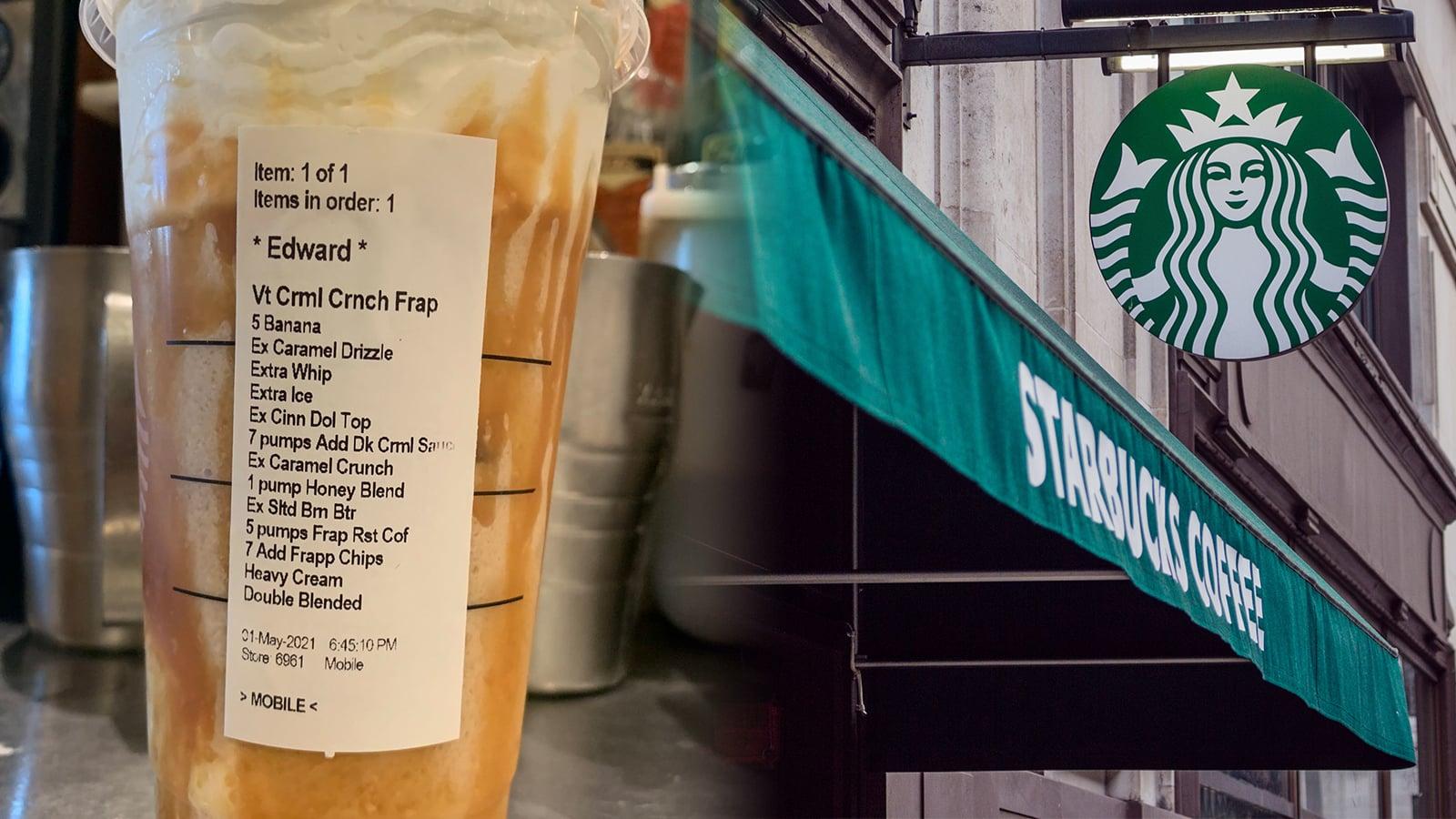 Starbucks baristas share crazy drink orders