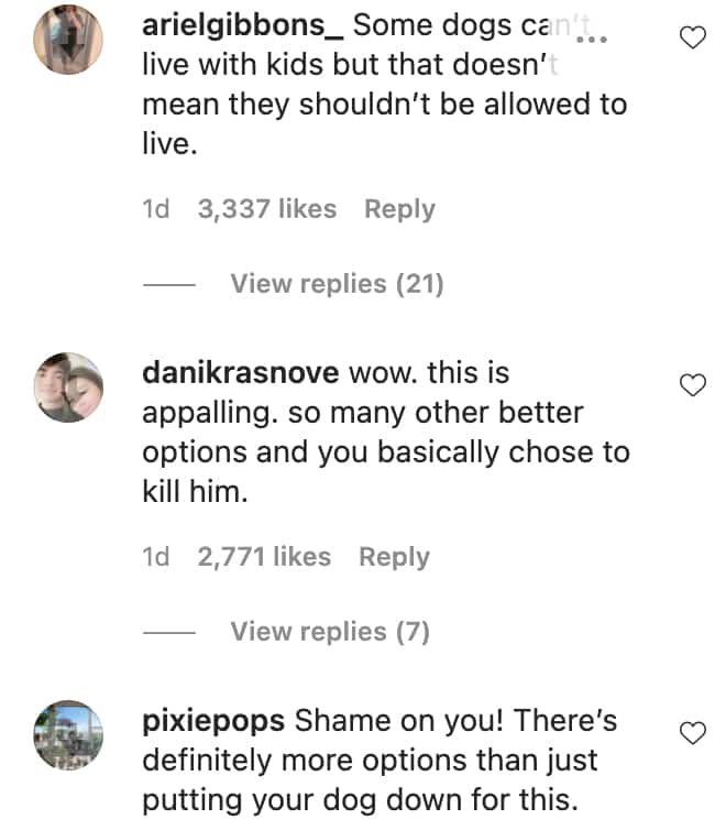 Nikki Phillippi instagram comments