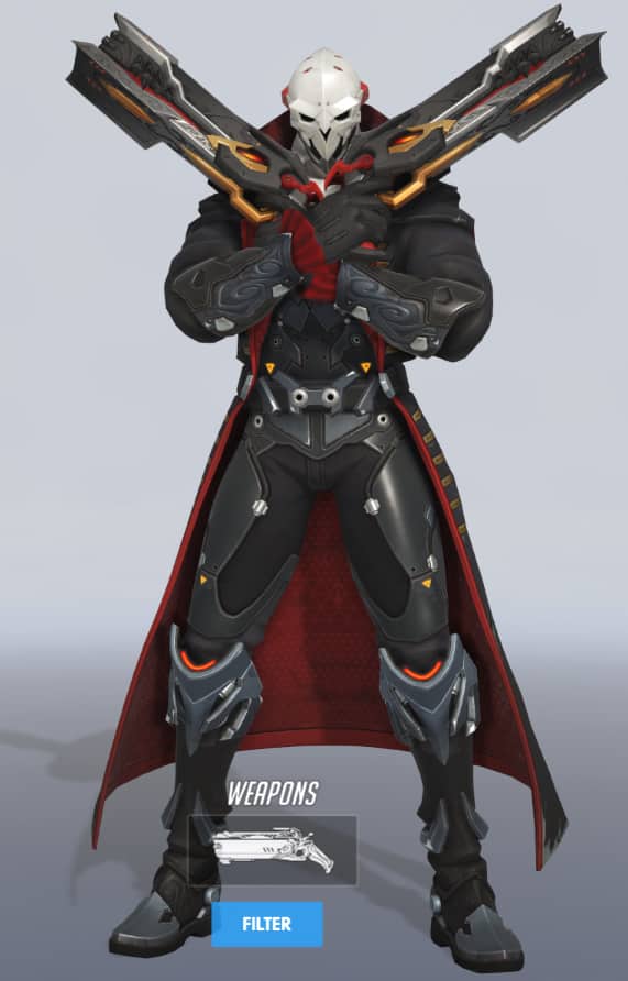 Overwatch Reaper Dracula skin