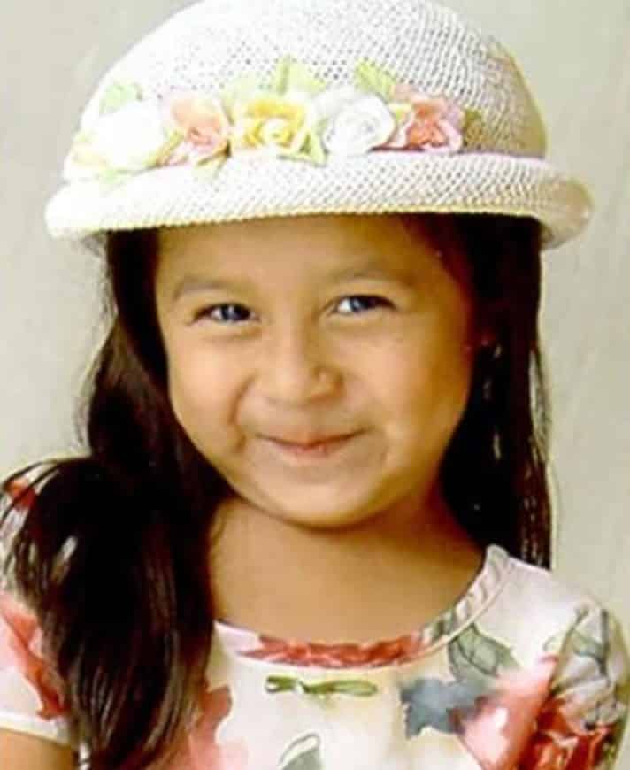 Sofia Juarez as a child