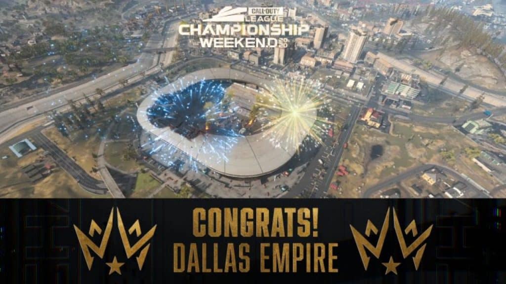 Dallas Empire CDL champions in Warzone