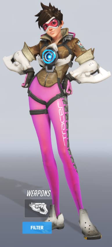 Overwatch Tracer Hot Pink skin