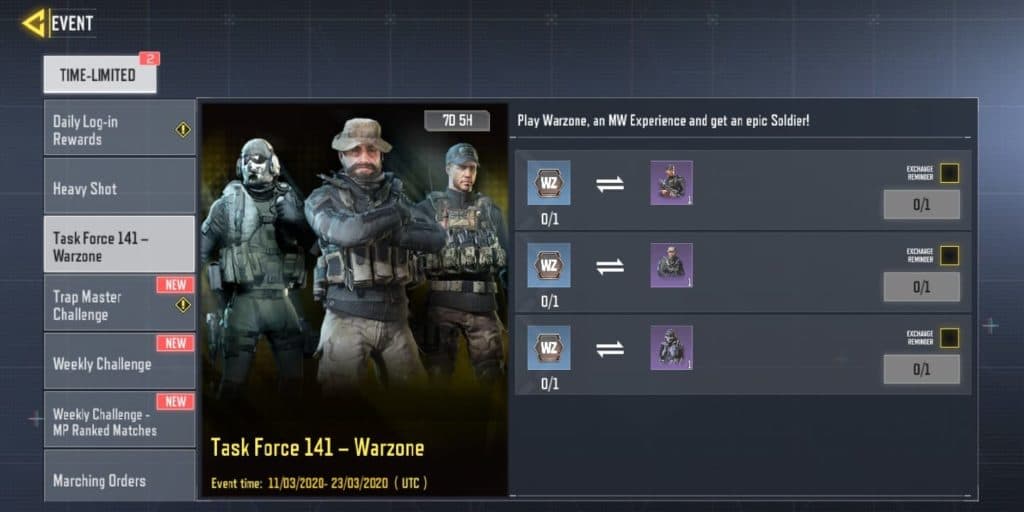 Call of Duty Mobile challenges