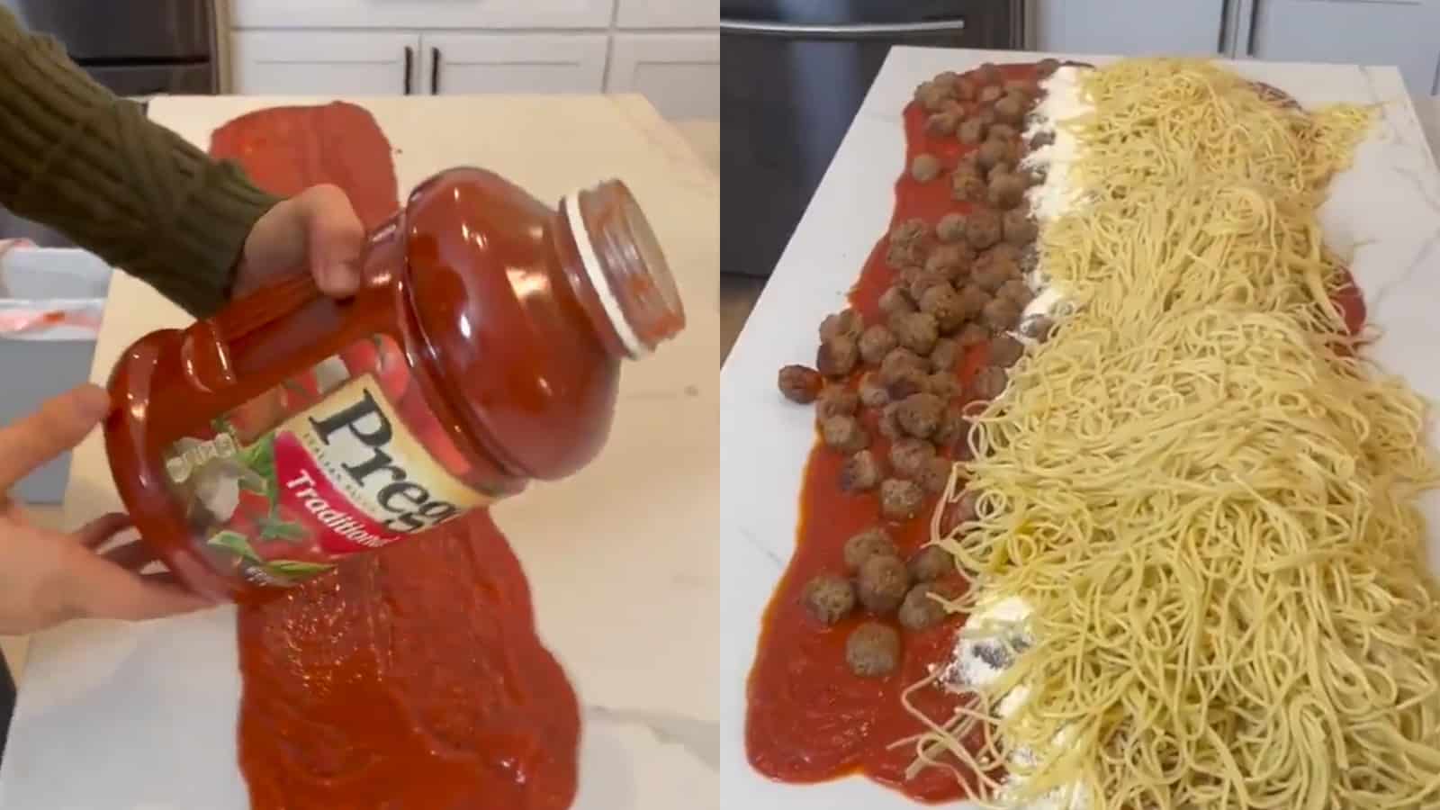 Ultimate spaghetti Prego hack goes viral