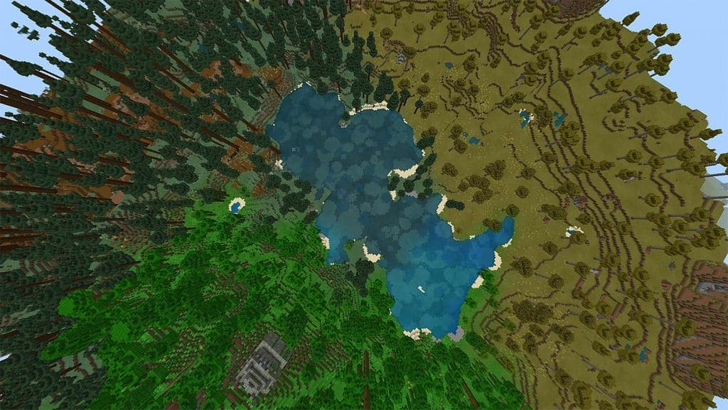Savanna, Taiga, Jungle biomes in Minecraft