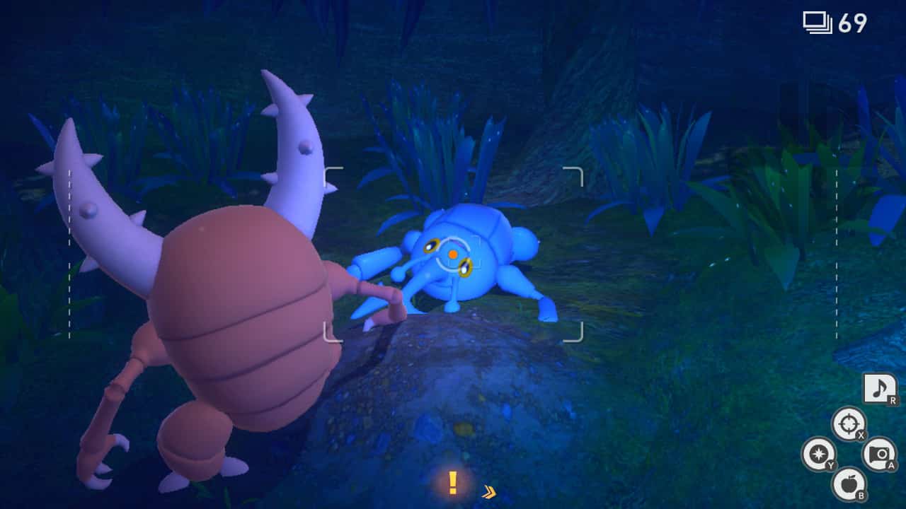 Heracross and Pinsir in New Pokemon Snap