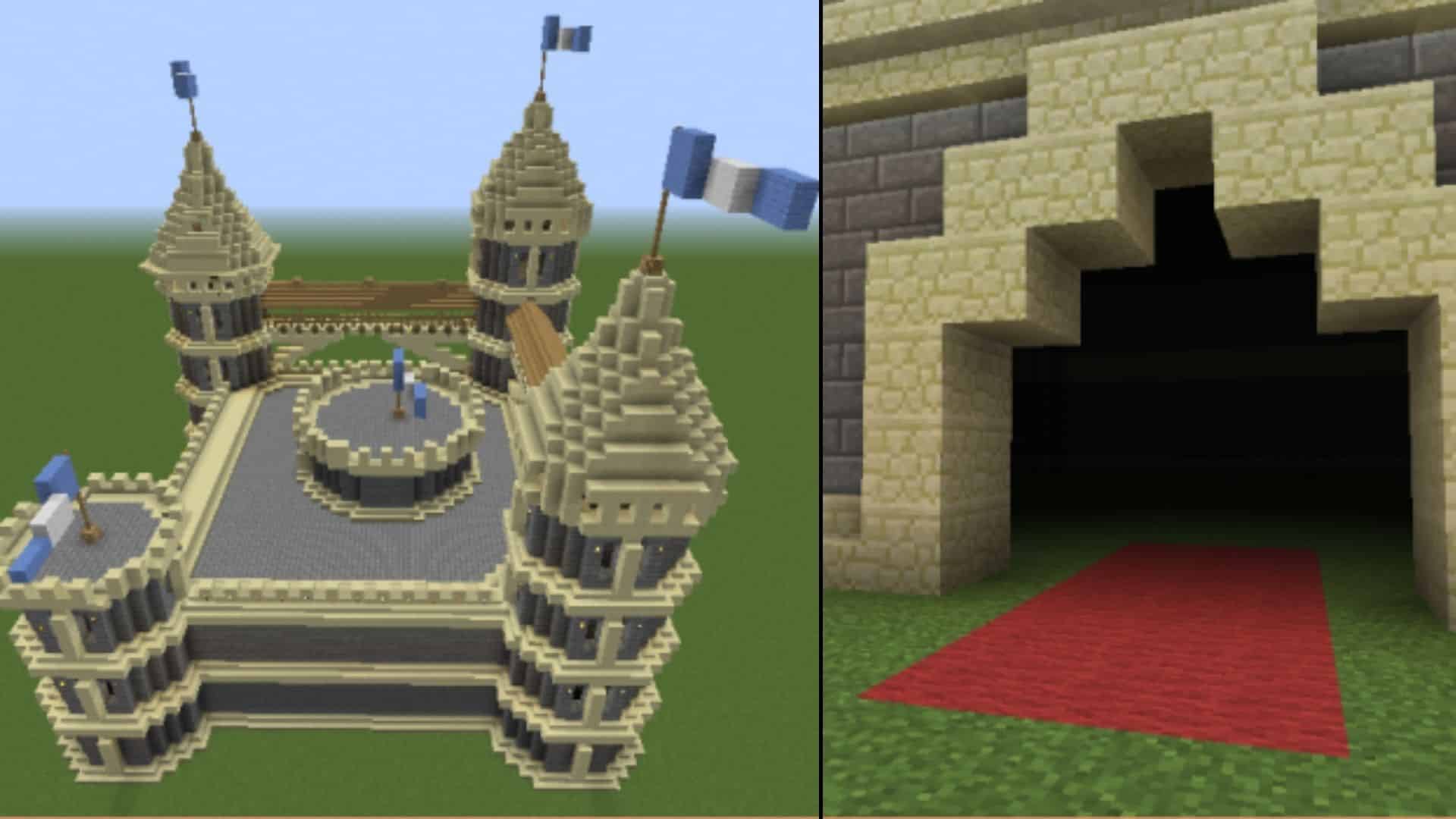 A Large Minecraft castle