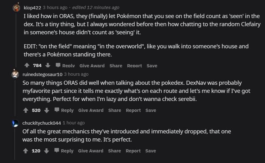 Pokemon fans react to Pokedex viral thread