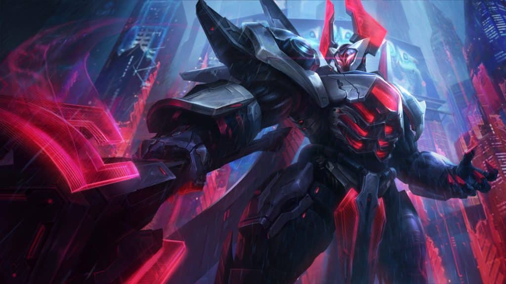Mordekaiser's PROJECT ultimate builds an entire futuristic city in-game.