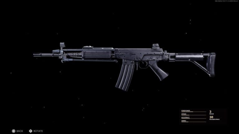 Cold War FARA 83 assault rifle