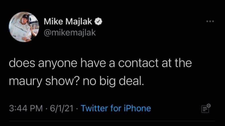 Mike Majlak deleted Tweet Lana