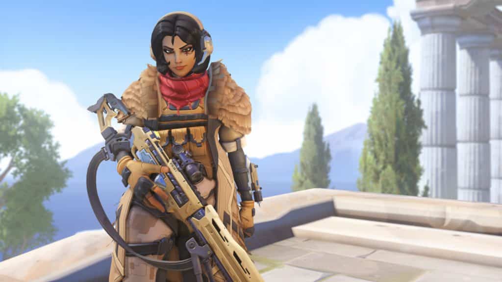 Ana poses in Overwatch