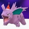 party hat nidorino pokemon go
