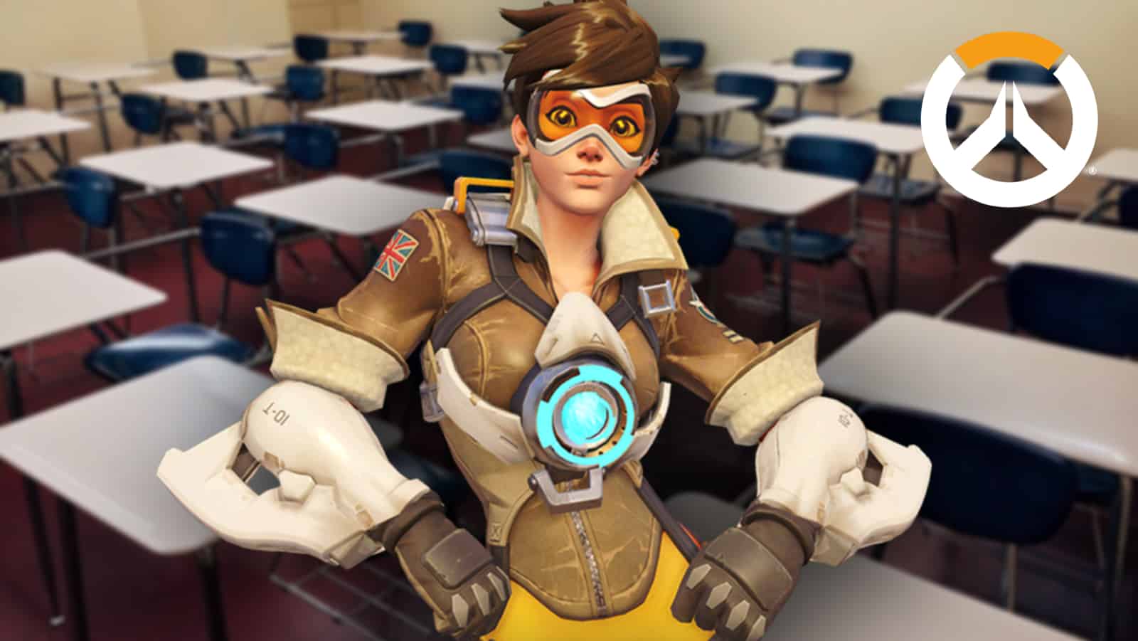 Adorable Overwatch skin concept turns Tracer into Japanese school