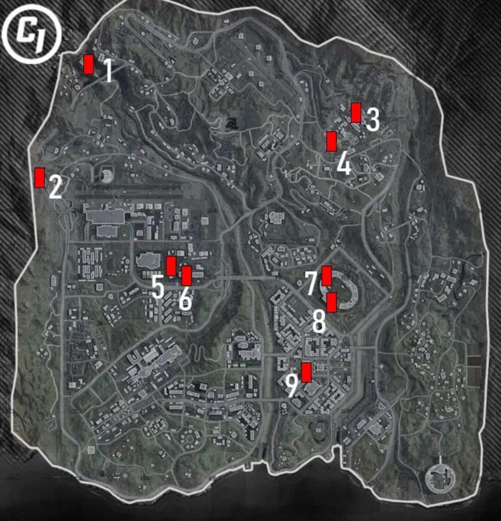 Warzone Red Door locations in Season 4