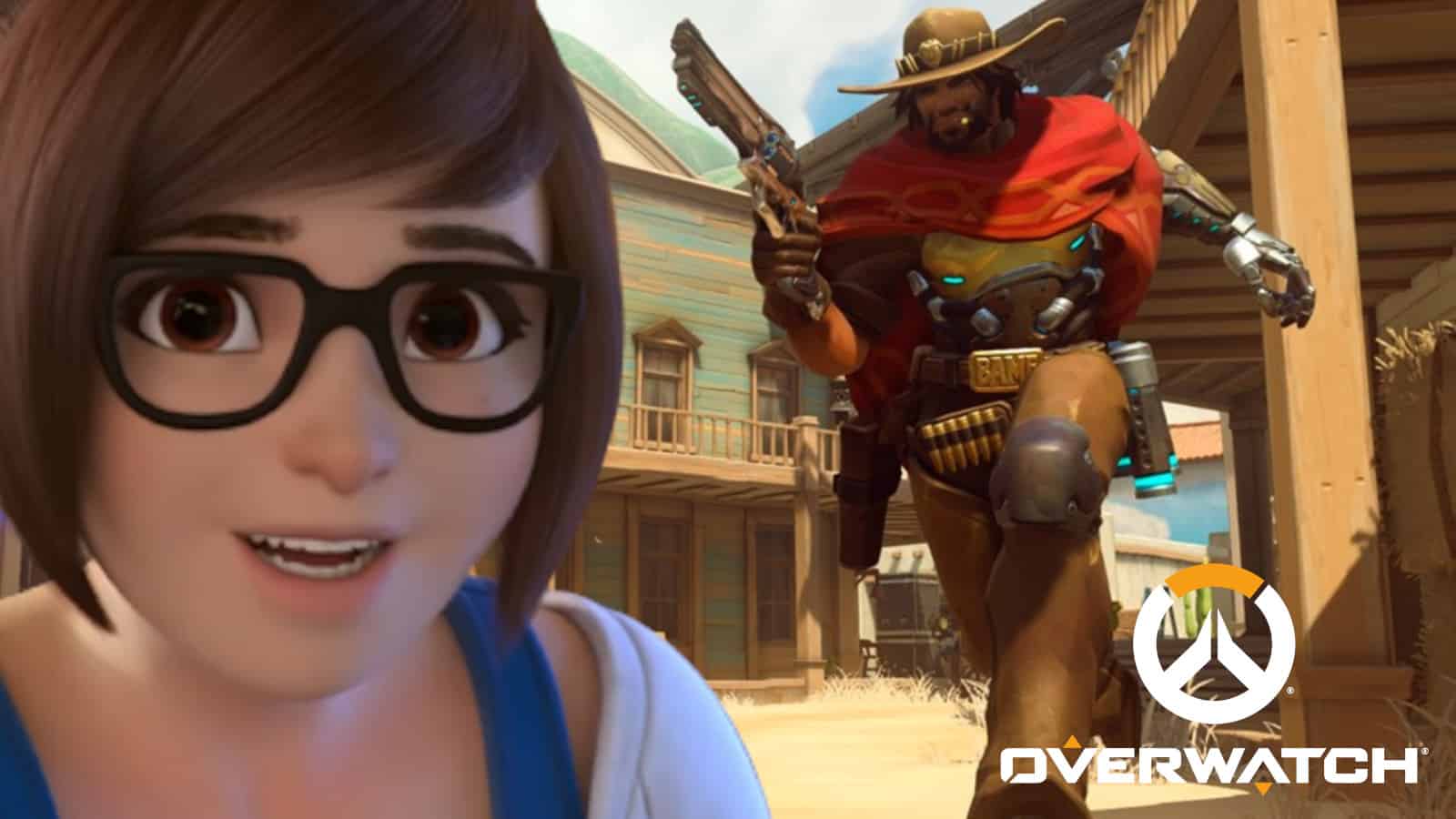 Mei and McCree on Hollywood