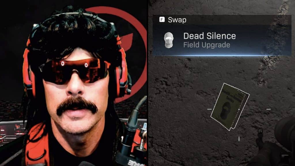 Dr Disrespect and Dead Silence in Warzone