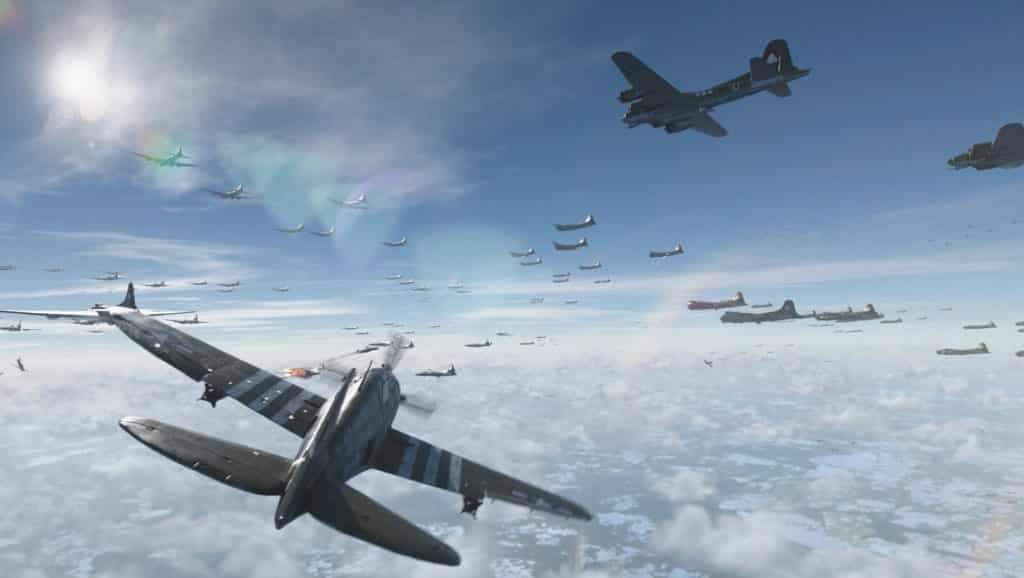 WWII aerial combat