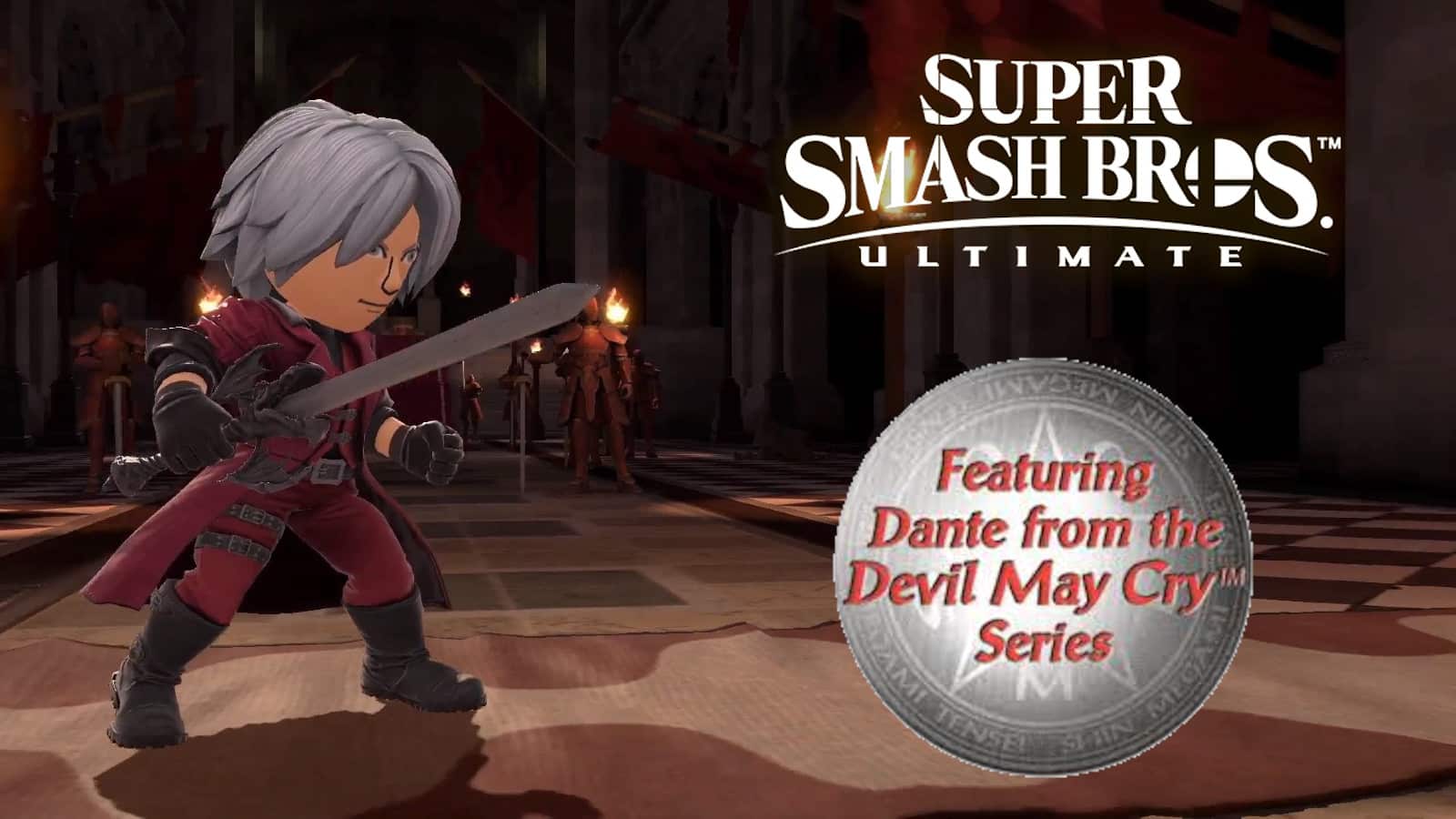 Dante Mii fighter in Smash Ultimate