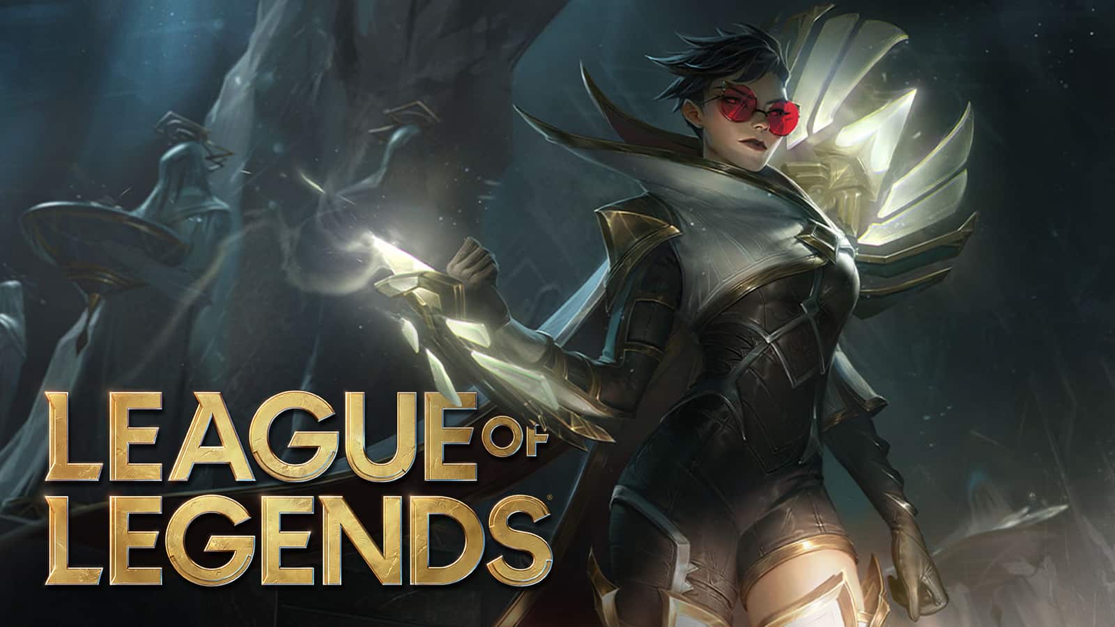 Sentinel Vayne stands in front of League of Legends patch 11.14 full update notes.