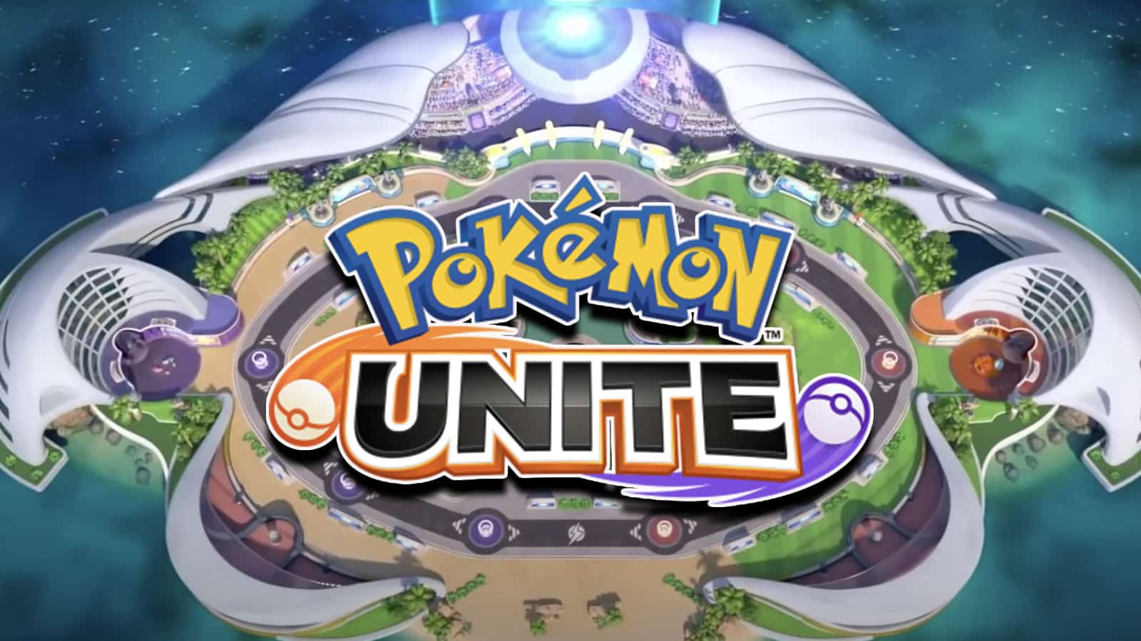 Pokemon Unite logo arenas