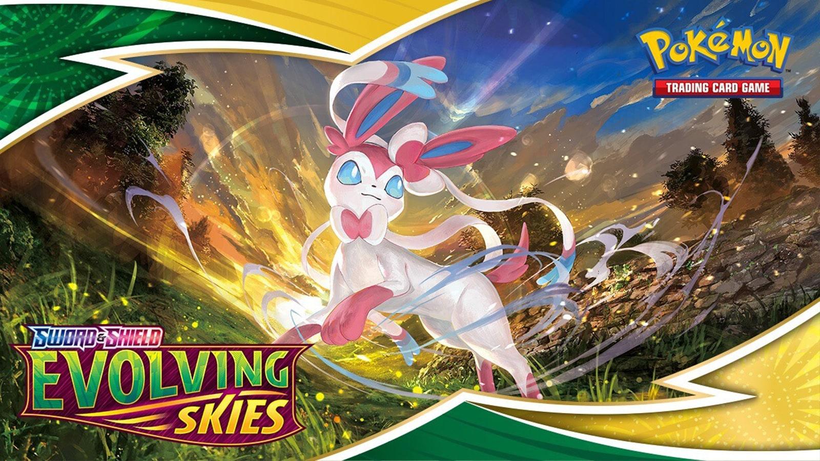 Pokemon TCG Evolving Skies promotional art