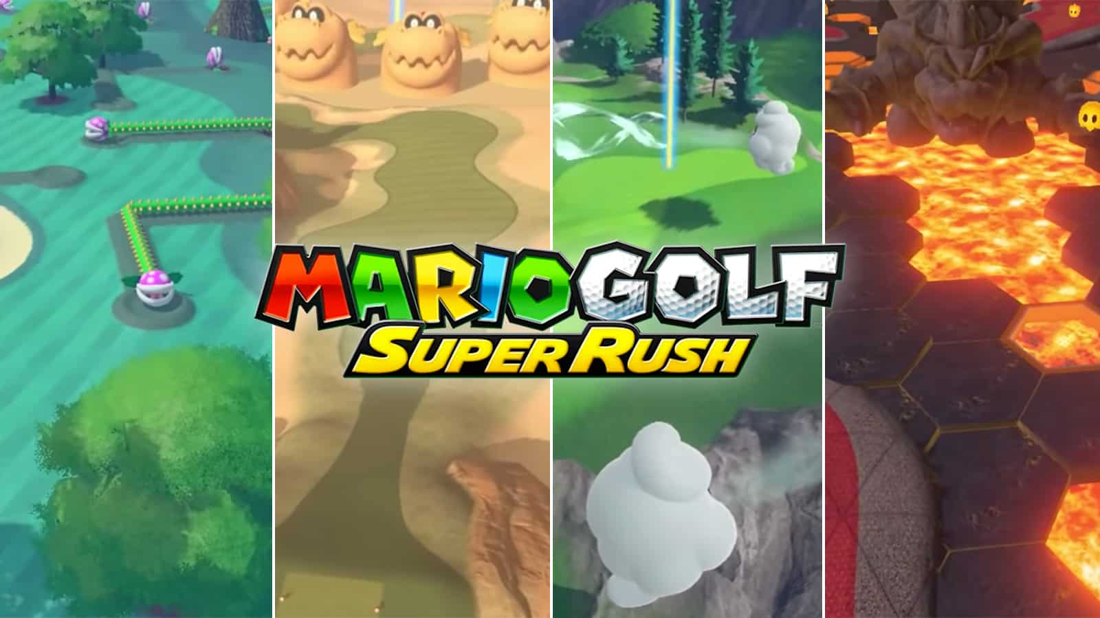 Mario Golf Super Rush All Courses