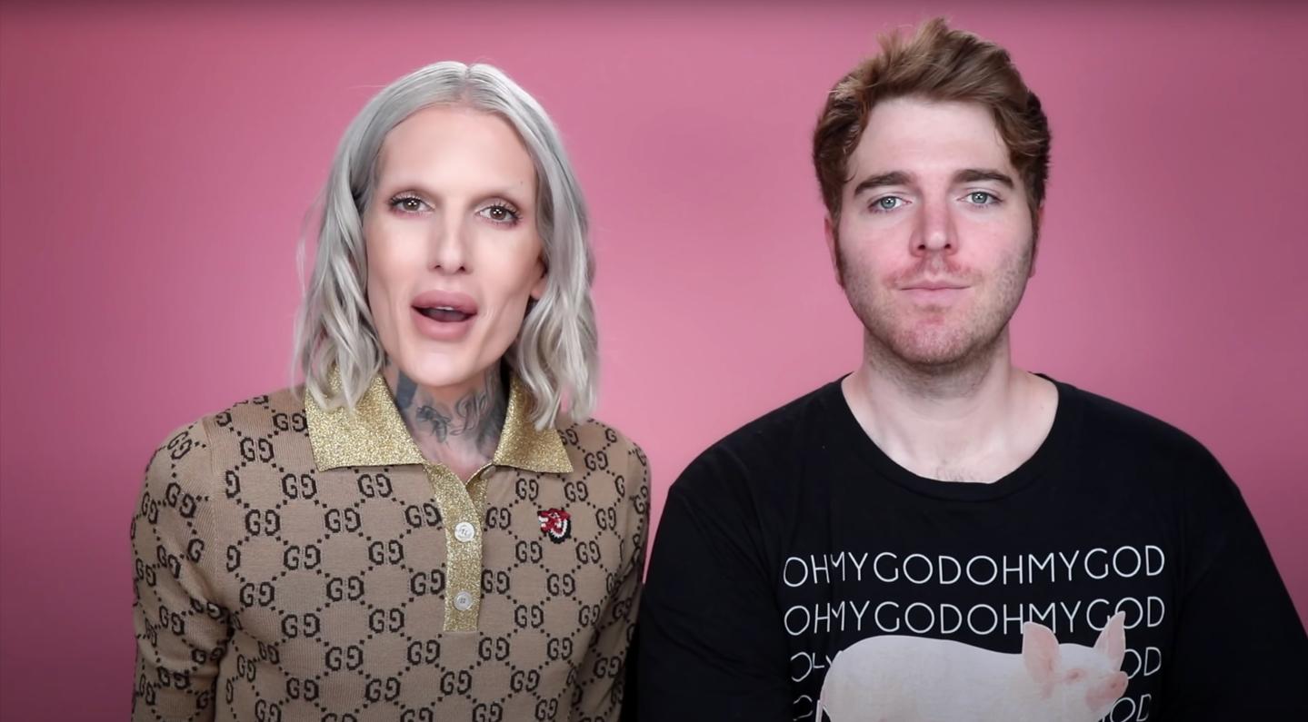 Video featuring Shane Dawson and Jeffree Star on their Youtube channel