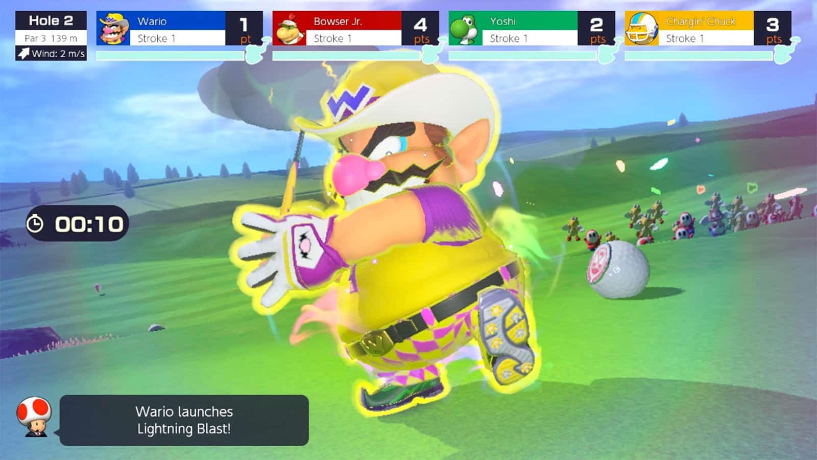 Mario Golf Wario Special Shot