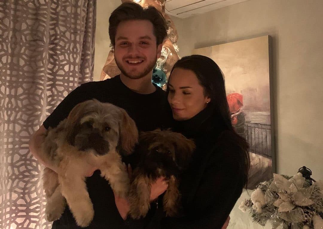 ZLaner with girlfriend Danika and dogs