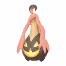 Gourgeist, a pokemon that evolves by trading in Pokemon Go