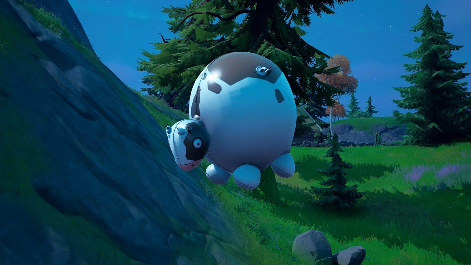 The Inflate-a-Bull on the Season 7 map.