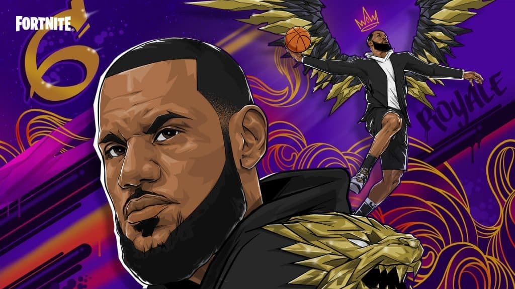 LeBron James The Court's In Session loading screen Fortnite